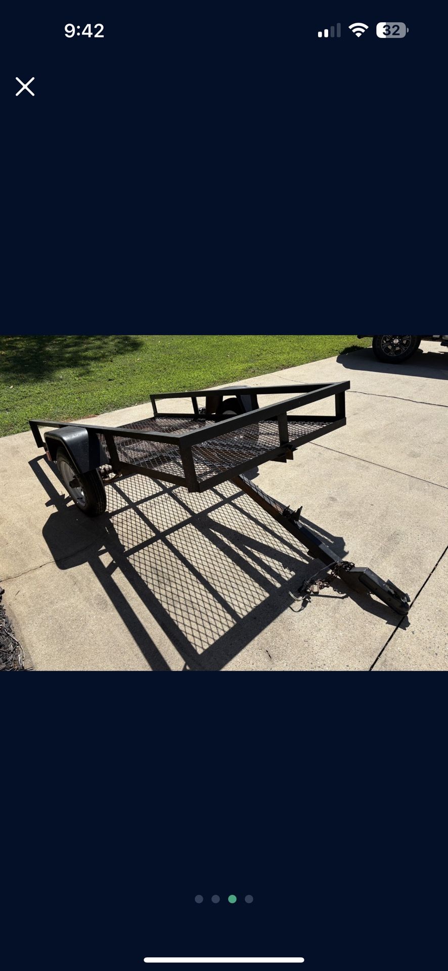 🔥4X8 DUMP UTILITY TRAILER.🔥