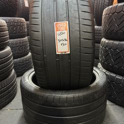 305/30R20 Michelin Pilot Sport 4s Full Pair of 2 Tires