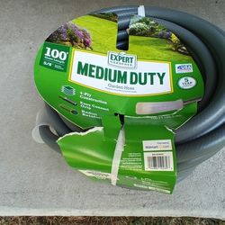 Brand New 100 Foot Medium Duty Garden Hose 5/8" Inside Diameter