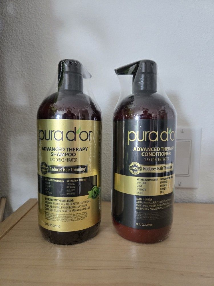 Pura D'or Shampoo And Conditioner