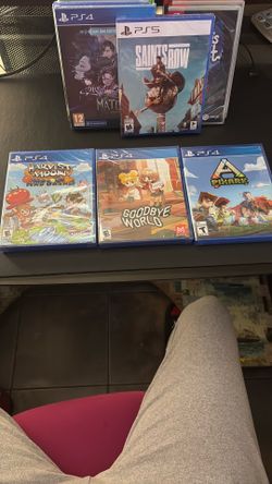 Lot of 3 Great PS4 Games Sealed Bundle including Goodbye World Rare Title