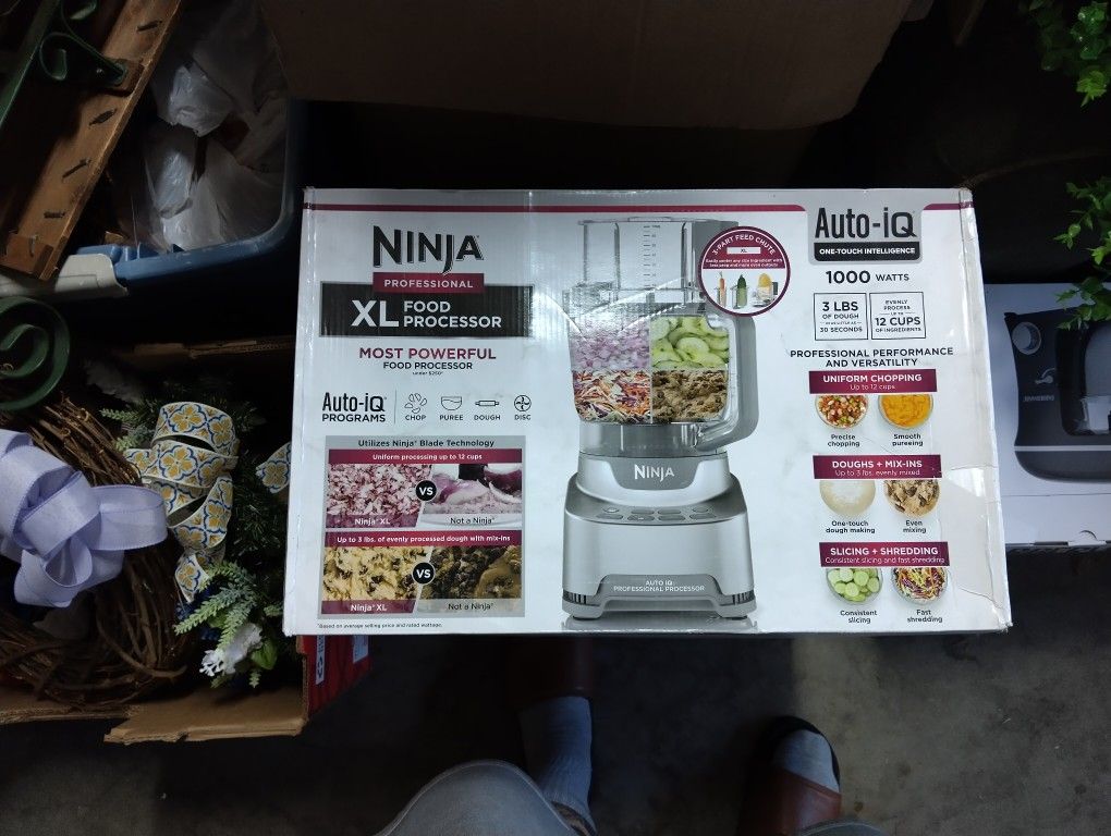 Ninja Food Processor XL Auto IQ 1000 Watts 