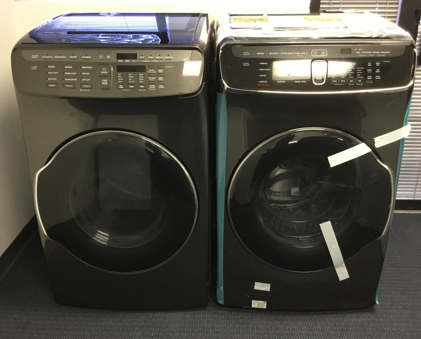 New Samsung Flex Wash Washer and Gas Dryer - Gas and Electric Available