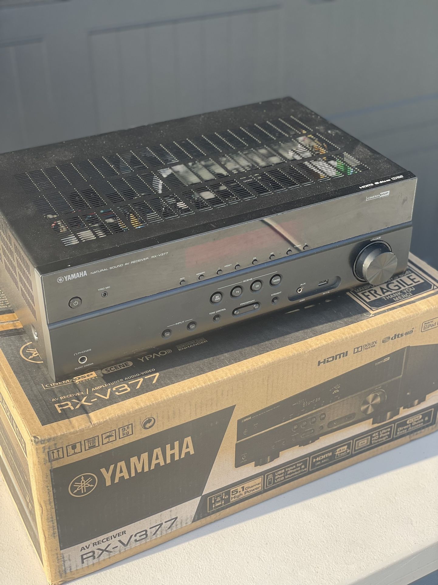 Yamaha RX-V377 Receiver For Sale