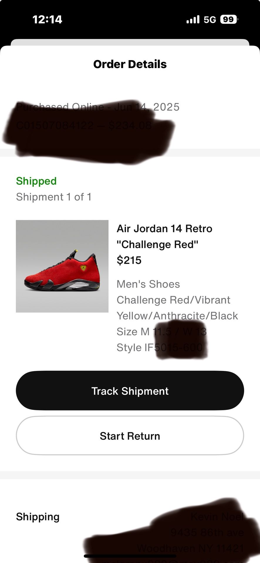 Air Jordan 14 Retro Ferrari 2025 Red BRAND NEW w/receipt sizes 10 & 13