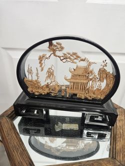Vintage Chinese Diorama. L. 20cm
