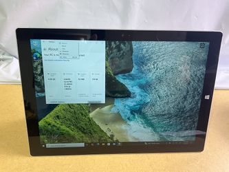Microsoft surface pro3 i5  4GB 128ssd window10 pro touchscreen   new fresh window installed Ready to use ,no power adapter included , condi