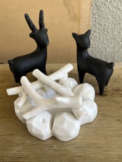 Candle holder cute cabinet set