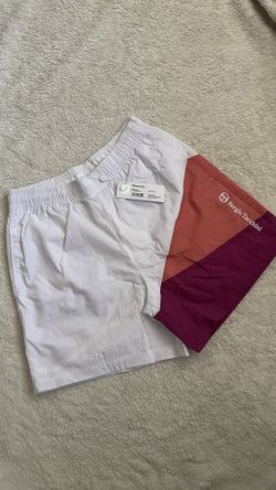 🇮🇹 Sergio Tacchini Shorts Mens Small Shorts Mosaic Shorts Nylon