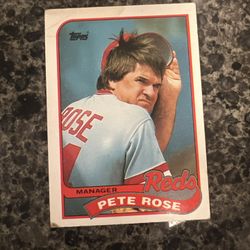 1989 Topps - Team Checklist Pete Rose #505
