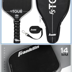 Franklin SportsFranklin Sports Pro Pickleball Paddle Set - FS Tour Series 14mm  Size 14mm Brand Franklin Sports Material Carbon Fiber UPC 01