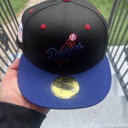 Cap City 2 Tone Dodgers 1980 Patch Red UV 7 1/4