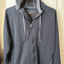 Peter Millar Eclipse performance Hoodie With Full Zip