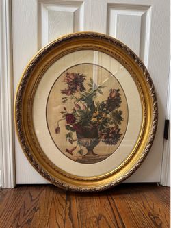 Ethan Allen Oval Vase Bouquet II