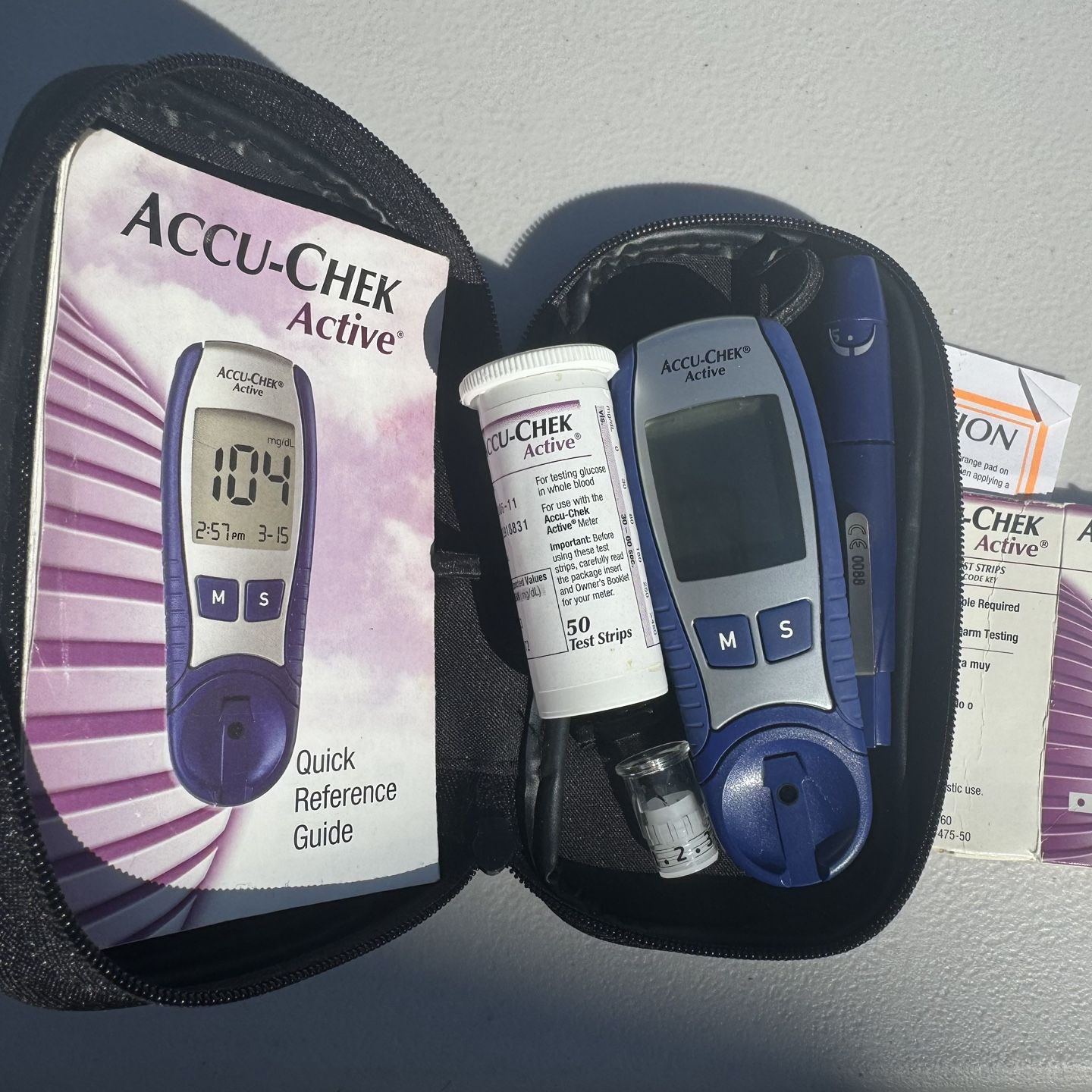 Accu Chek Active Meter And Test Strips 