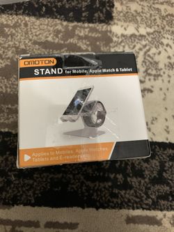 Omoton cellphone and apple watch stand