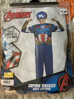 Marvel Captain America Child Costume Large