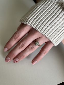 Diamond Tear Drop Ring