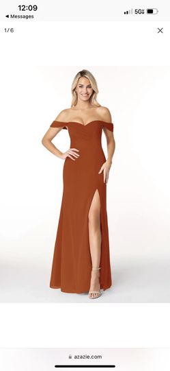 Long Formal Dress (Auburn Color)