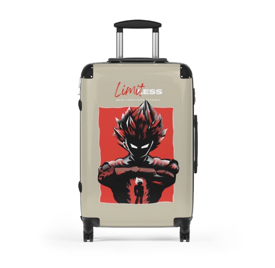 Anime Inspired Suitcase . Anime Printed Suitcase - Show Your Anime Style on the Go - Perfect Gift for Anime Style Lovers . Unique Gift