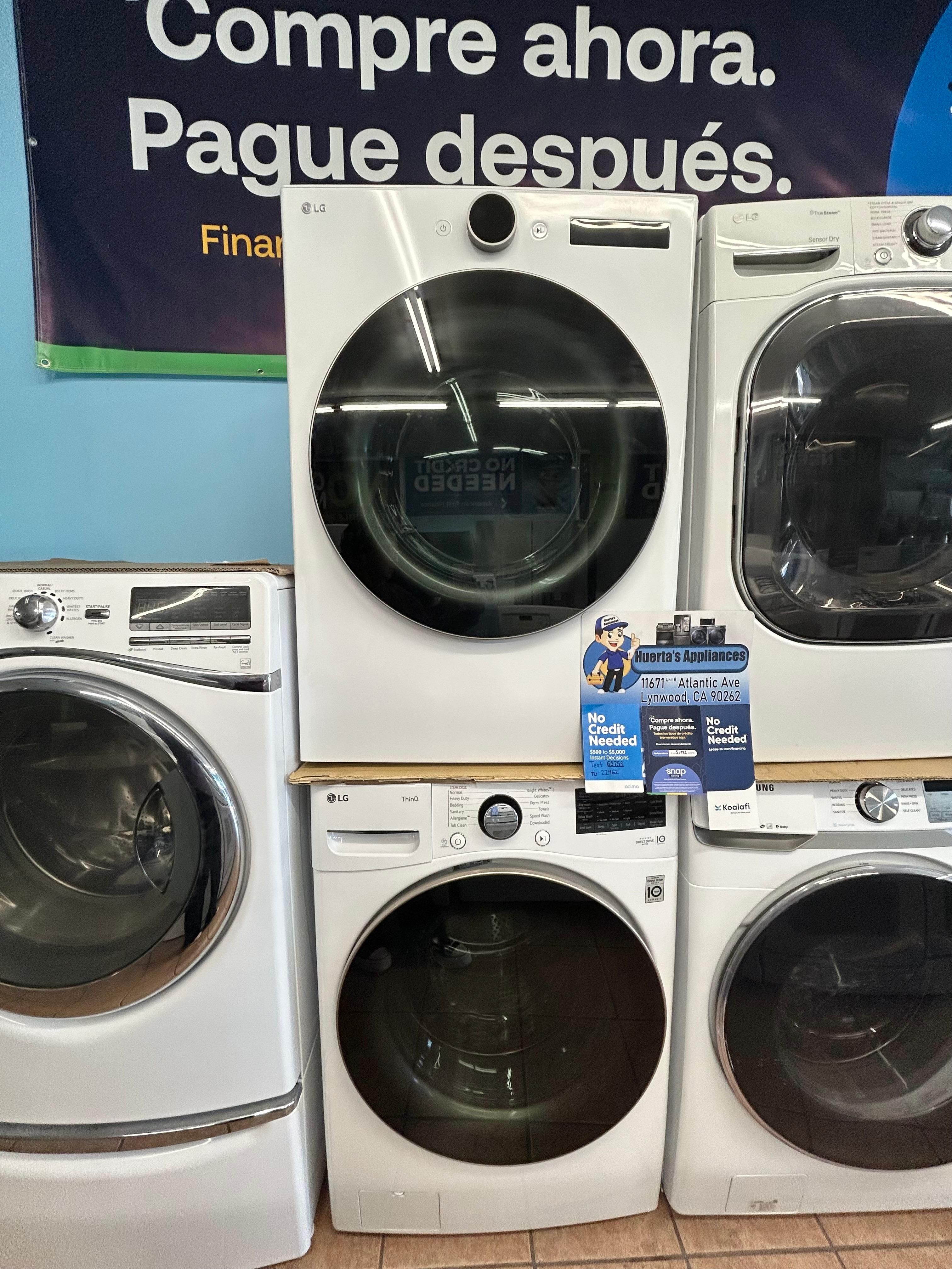 LG Washer and Dryer Gas 