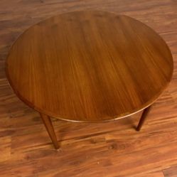 Danish Modern Teak 3 Leaf Dining Table - Many More Items In Stock!
