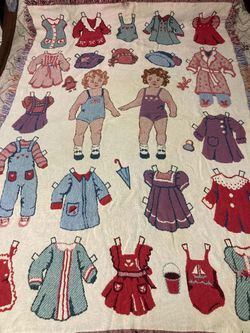 Nice Vintage Large Throw Blanket