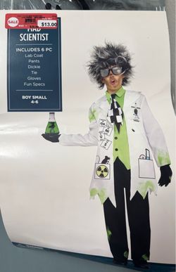 Child Size Small Scientist Costume just $5