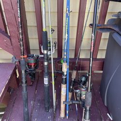 Fishing Rods And Reels 