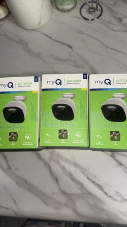 BRAND NEW myQ Outdoor Battery Camera 3 Pack