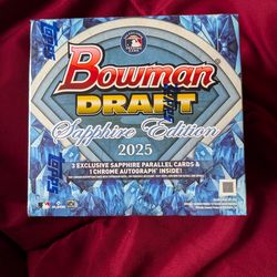 2025 Bowman draft baseball sapphire edition hobby box