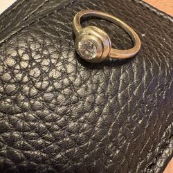 Silver Ring With Gorgeous Diamond