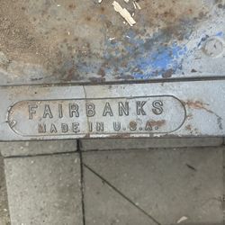 Vintage Fairbanks Platform Scale  Balance  