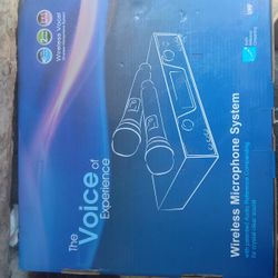 Professional Wireless Dual Mic Set And Receiver Box
