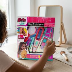 Brand New Kids Hair Chalk & Styling Kit – DIY Hair Color Salon Set