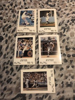 1980s LAPD Los Angeles Dodgers baseball cards