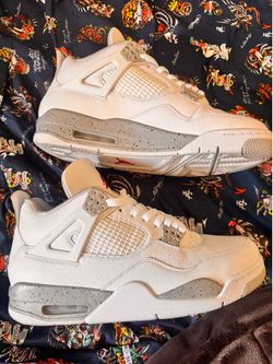 Air Jordan 4 White Cement