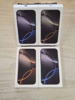 Apple iPhone 16 Pro Max 5G Brand New - $5 DOWN TODAY, NO CREDIT NEEDED