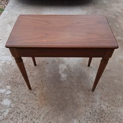 Used Wood Organ Bench with storage 