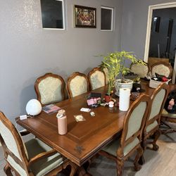 Beautiful Solid Wood Dining Table – Seats 10