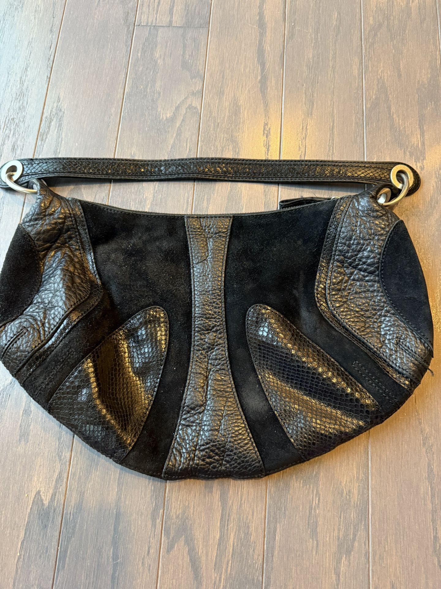 Leather Black Shoulder Purse