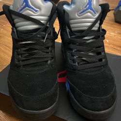 Jordan 5 Retros Blue 10.5 Blue/black