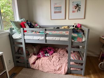 Twin Bunk Bed + mattresses $200 OBO