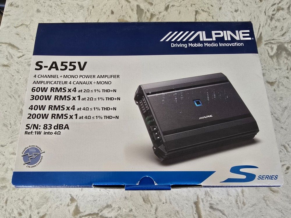 Alpine 5-channel car amplifier