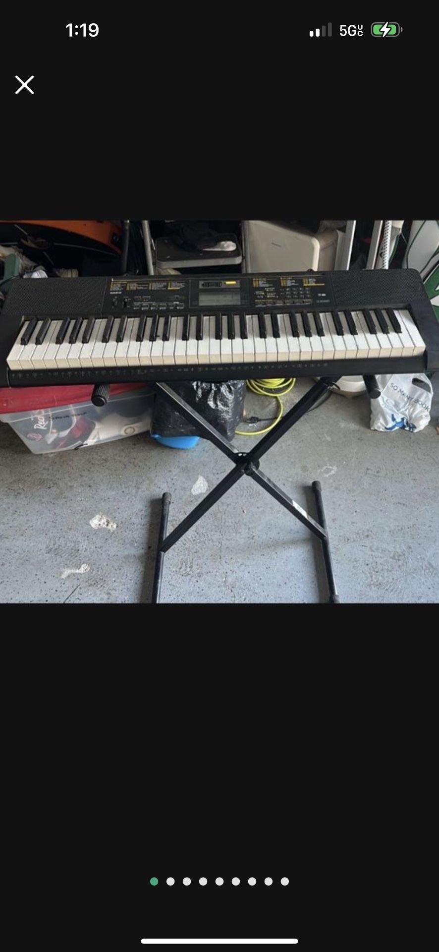 Casio CTK 2400 Keyboard And Stand