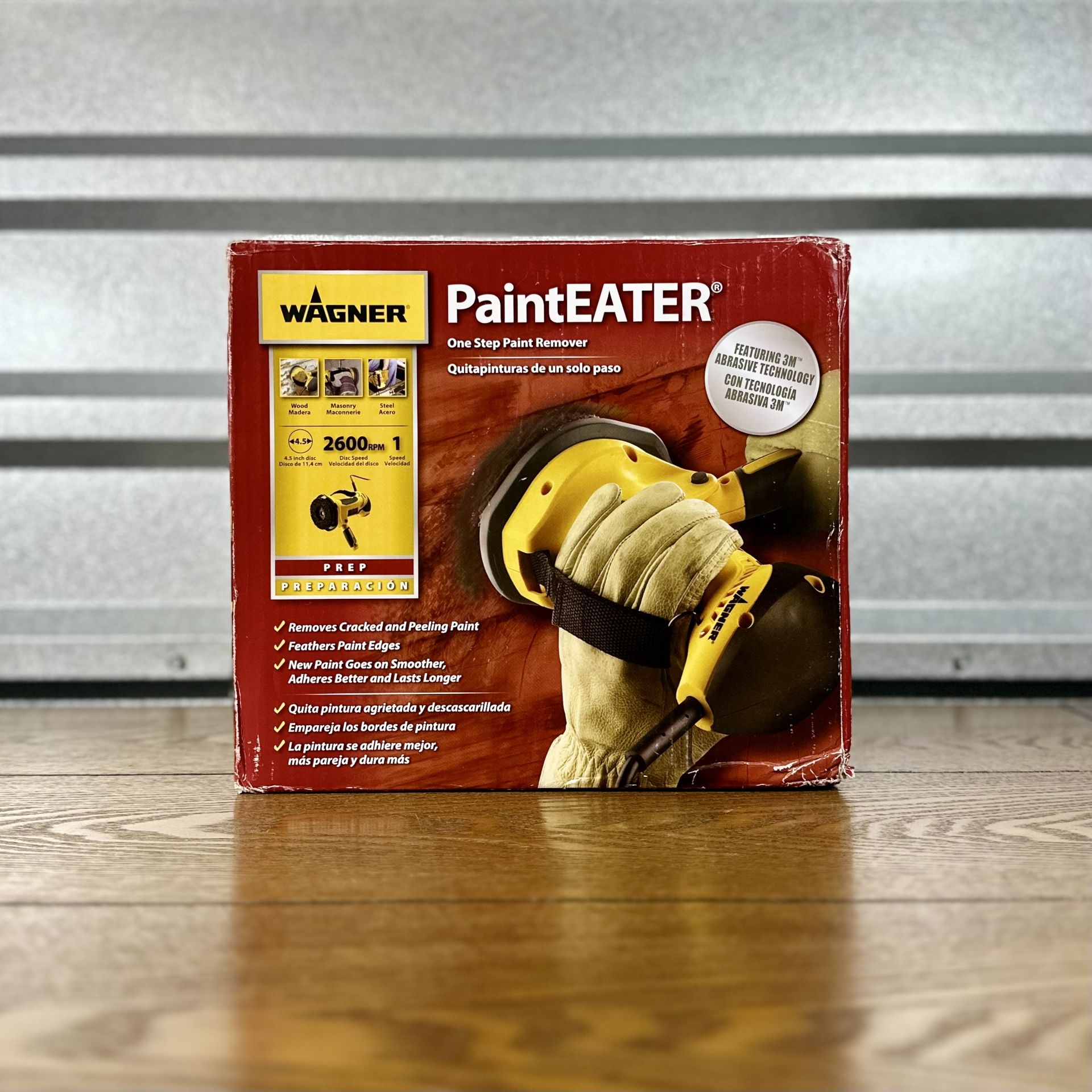 Wagner Disc Sander 41/2 in. Paint Eater 3.2Amp SpunFiber Open Disc Design for Sale in San