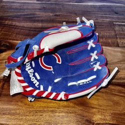 Wilson 10 Inch T-Ball Glove (CUBS)