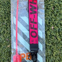Off White Keychain Red Brand New 