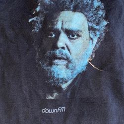 THE WEEKND DAWN FM BLACK HOODIE MENS