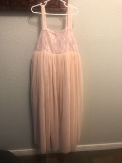 Blush flower girl dress size 11/12